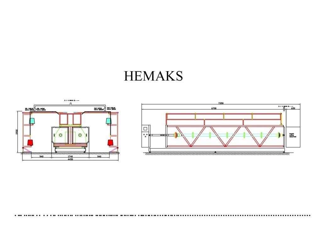 HMX 106 hank reeling machine layout plan